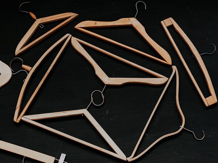Professional organizer tips - types of clothes hangers