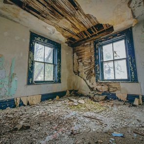 Abandoned Places in Canada - Room Falling Apart