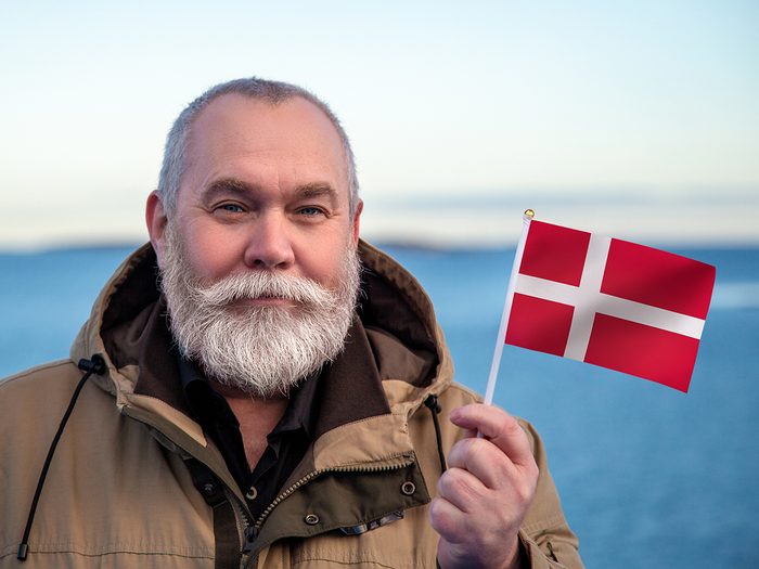Happy Danish man