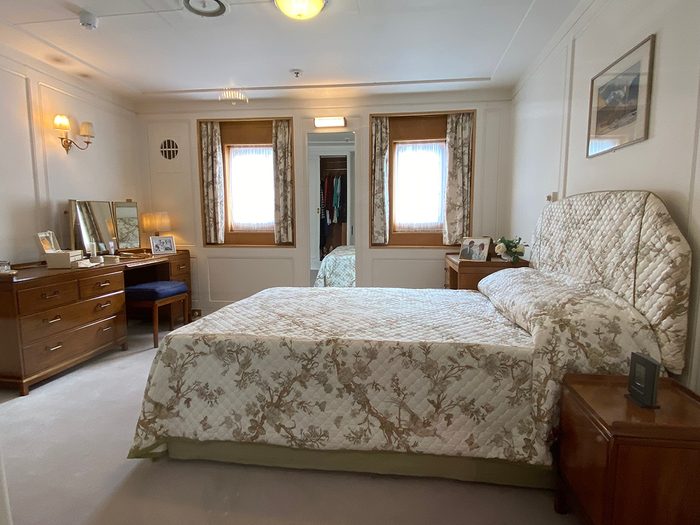 Honeymoon Suite on the Royal Yacht Britannia