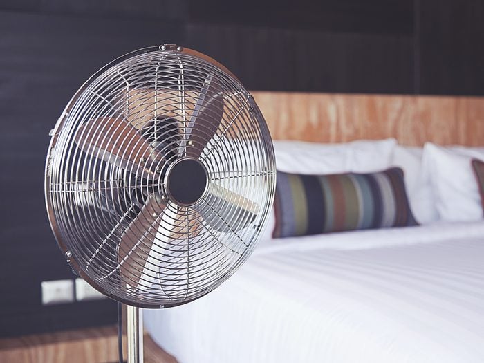 How to get deeper sleep - fan in bedroom