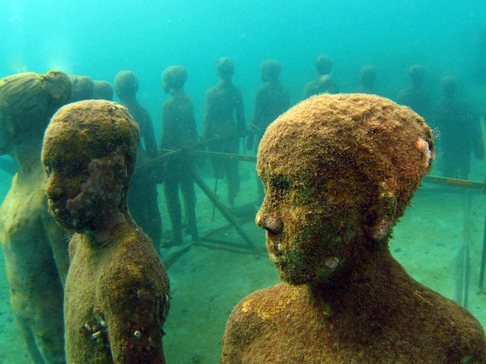Weirdest landmarks around the world - underwater sculptures