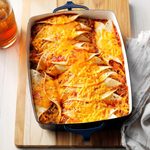 Beef and Rice Enchiladas