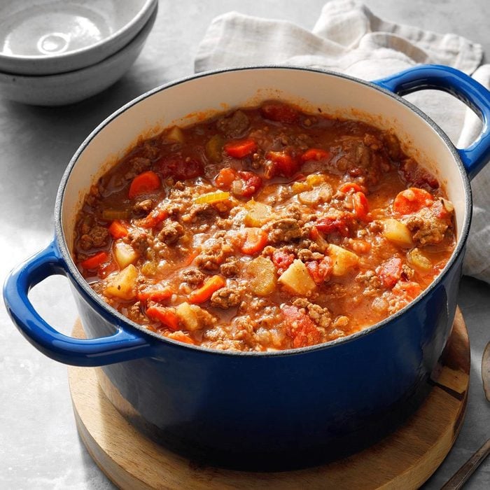 Quick and easy ground beef recipes - Favourite Hamburger Stew