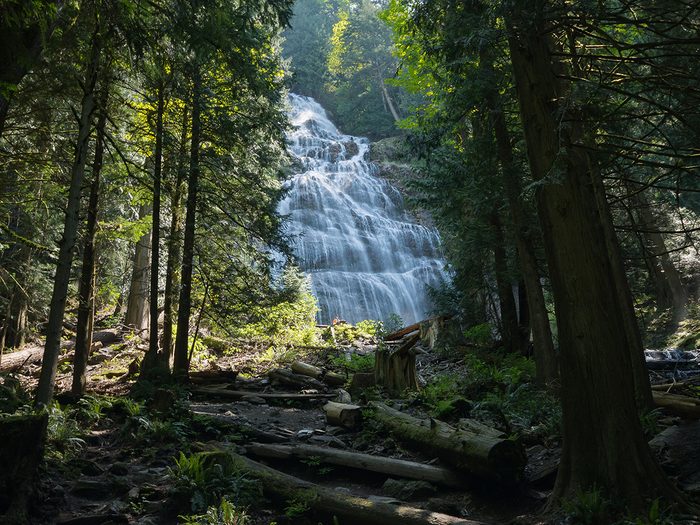 Bridal Veil Falls Park in British Columbia
