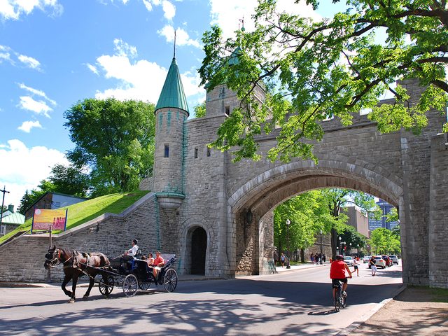 Quebec City historic walls