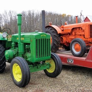 Vintage John Deere Tractors And Case Tractor
