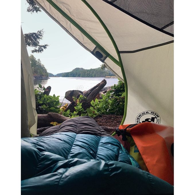Camping in Broughton Archipelago Provincial Park
