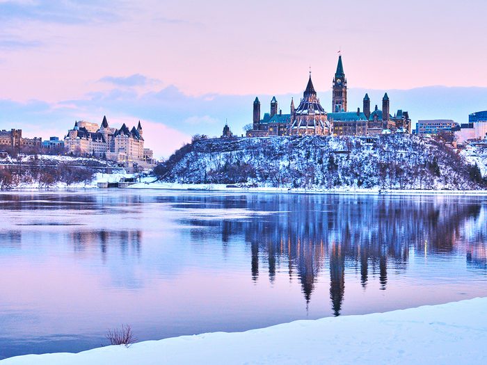 Canada geography - Ottawa in winter