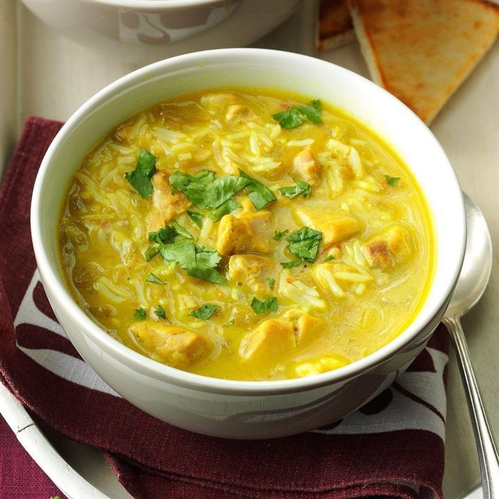 Coconut-Lime Chicken Curry Soup