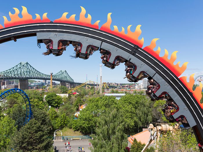 La Ronde Montreal Roller Coaster