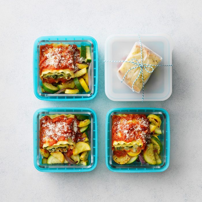 Spinach And Cheese Lasagna Rolls Meal Prep