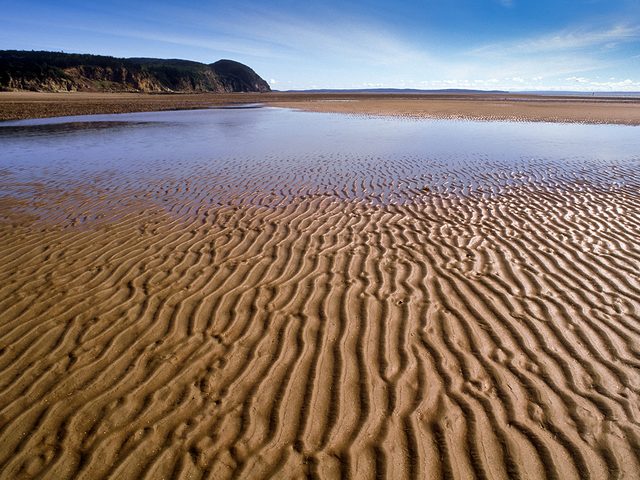 Fundy National Park at low tide, New Brunswick