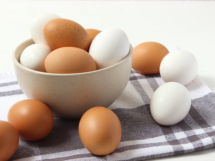 Brown vs white eggs