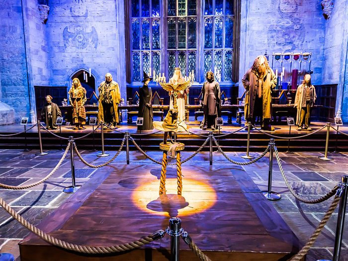 London attractions - Warner Brothers Harry Potter Studio Tour
