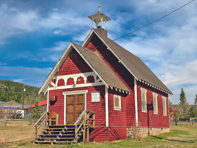 Chilcotin BC - St Luke's Church in Alexis Creek