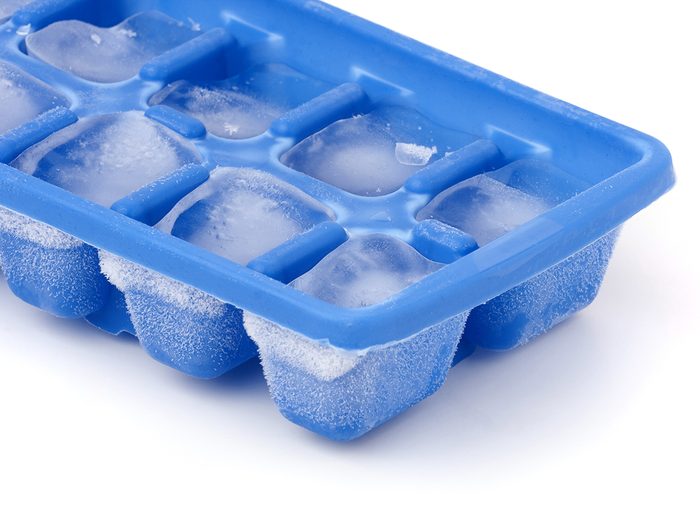 Things in your freezer you need to toss - ice cubes in tray