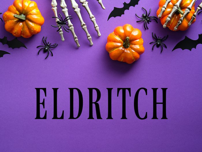 Halloween Words - Eldritch