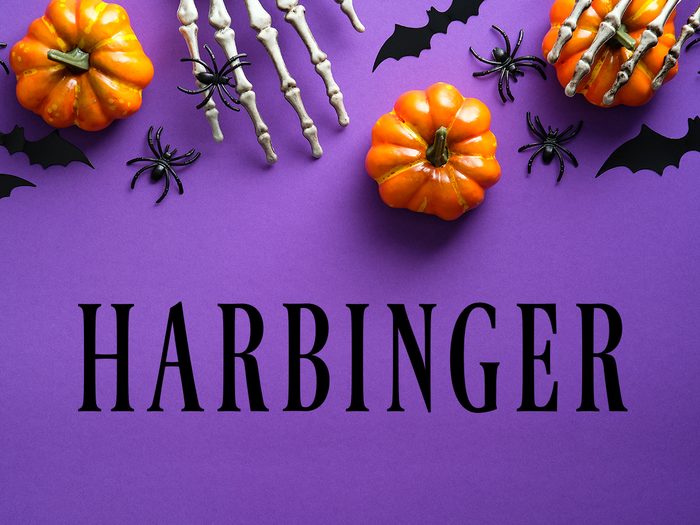 Halloween Words - Harbinger