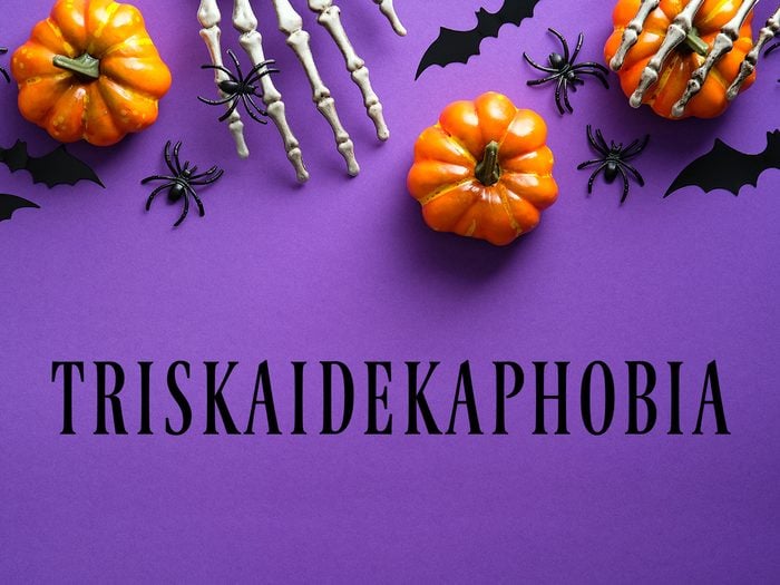Halloween Words - Triskaidekaphobia