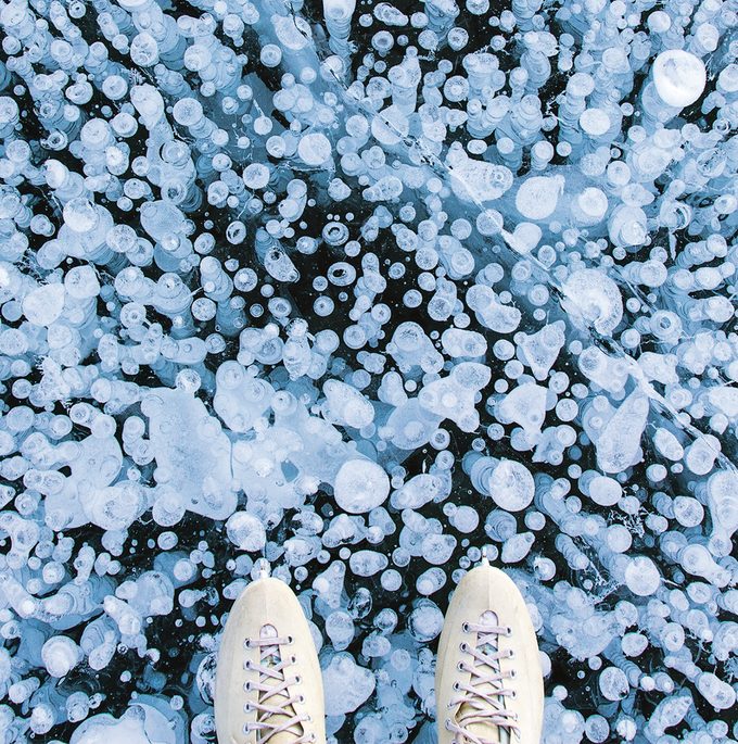 Bubbles Under The Ice
