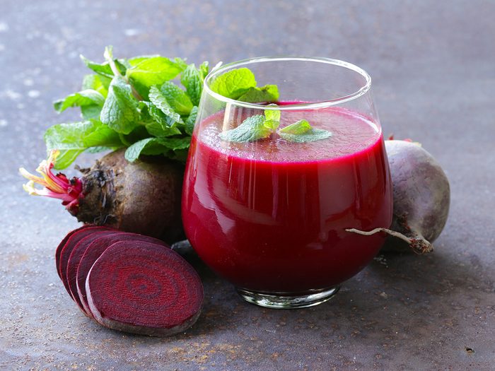 Foods that lower blood pressure - beet juice