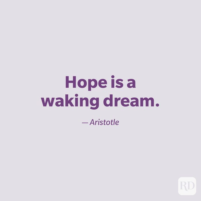 Aristotle quote on hope