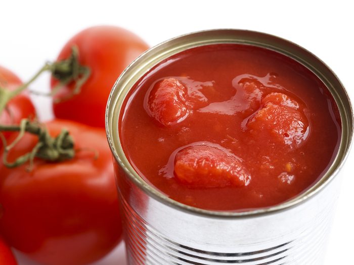 Canned whole tomatoes