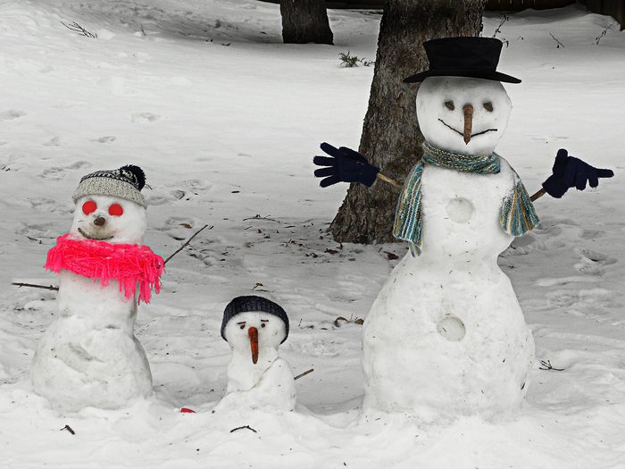 Snowman pictures - Snowman Family