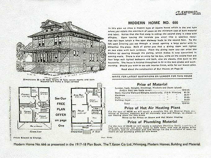 Eaton's Mail Order House Plans