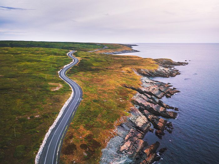 Mistaken Point, Newfoundland shoreline