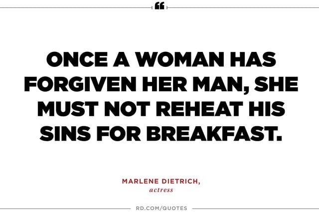 Marlene Dietrich quote