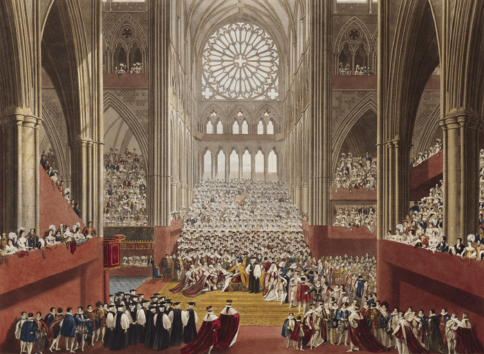 Coronation Of King George IV painting