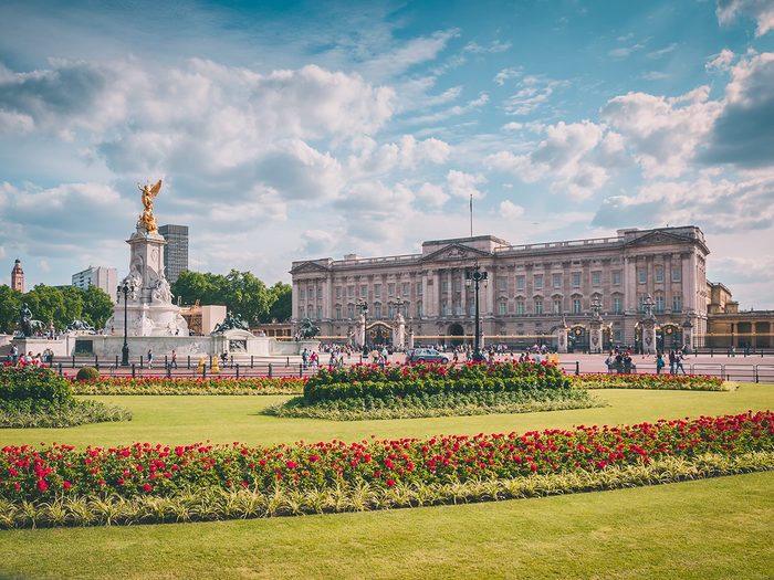 Royal residences - Buckingham Palace in London