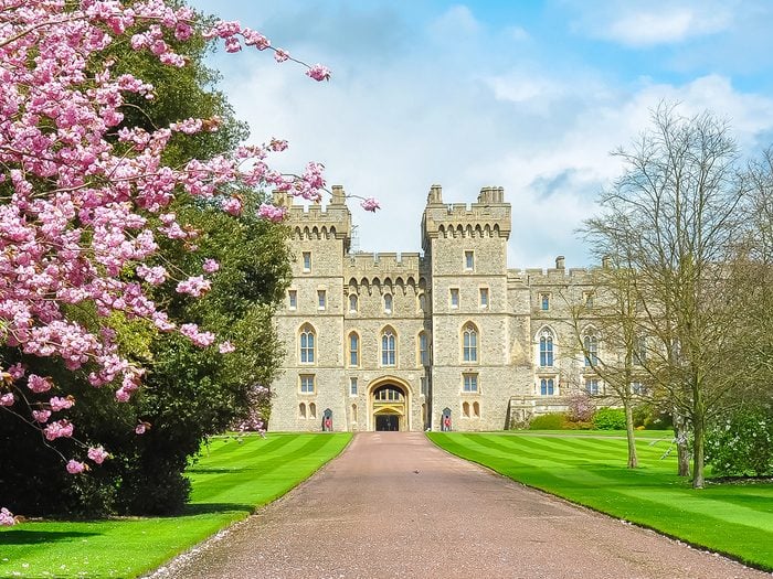 Royal residences - Windsor Castle in Spring
