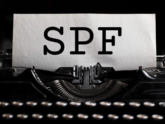 What does SPF stand for?