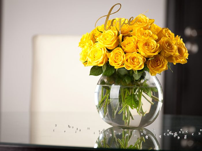 Facts About Flowers - Bouquet of Yellow Roses