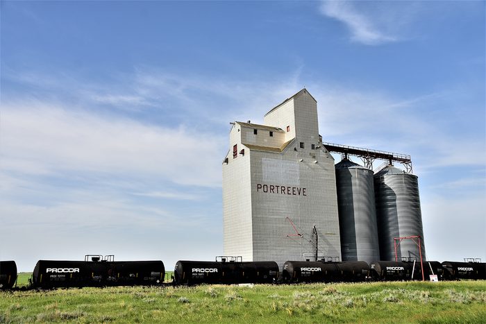 Portreeve Saskatchewan Grain Elevator