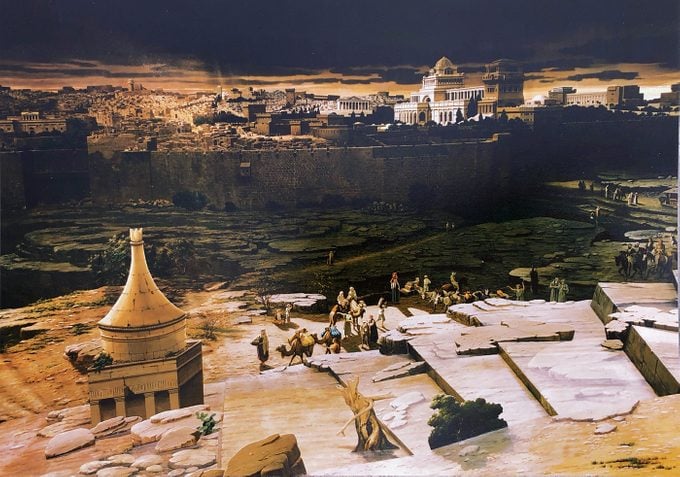 Cyclorama Of Jerusalem - Old Jerusalem On Display