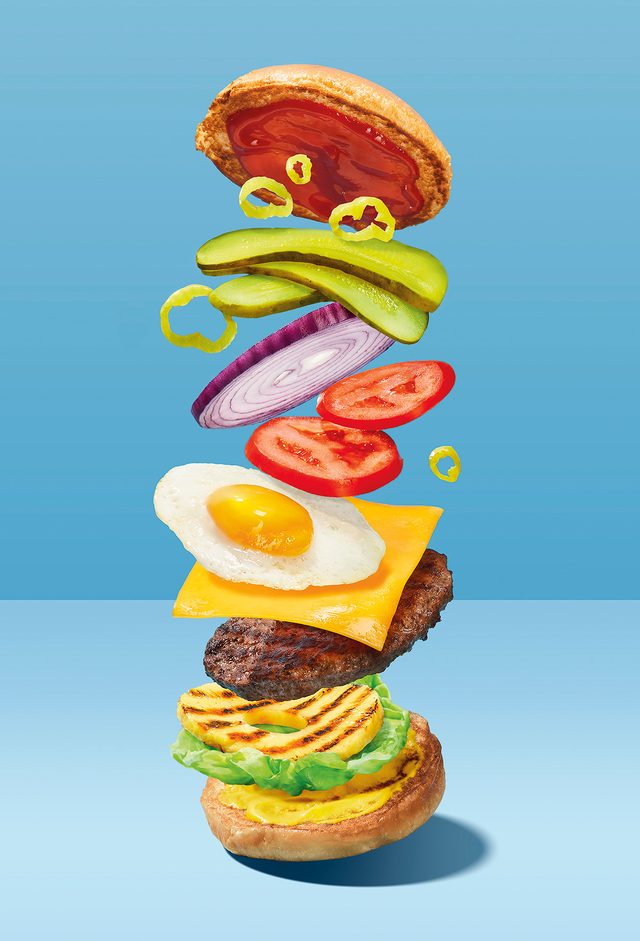 Hamburger origin - a burger