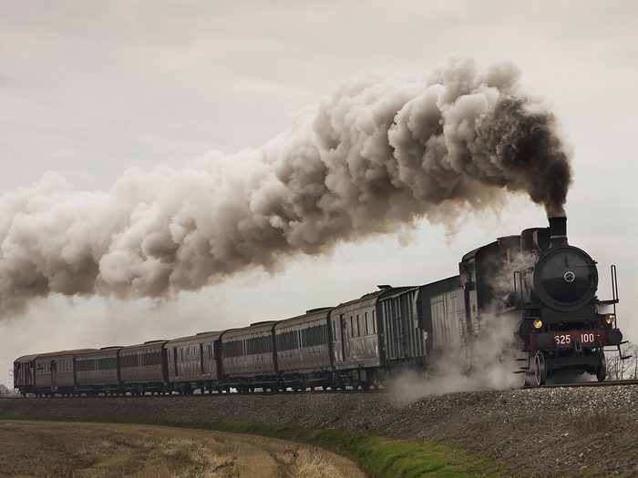 Steam Engine Locomotive