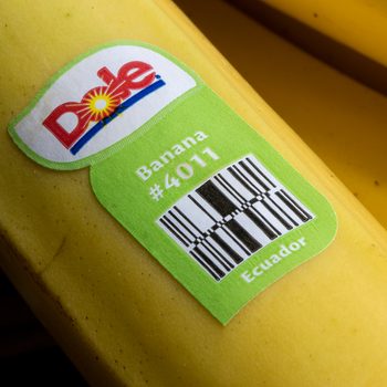 Banana produce sticker