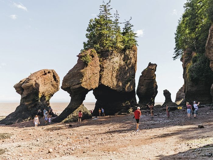 Best Road Trips In Canada - Hopewell rocks in New Brunswick