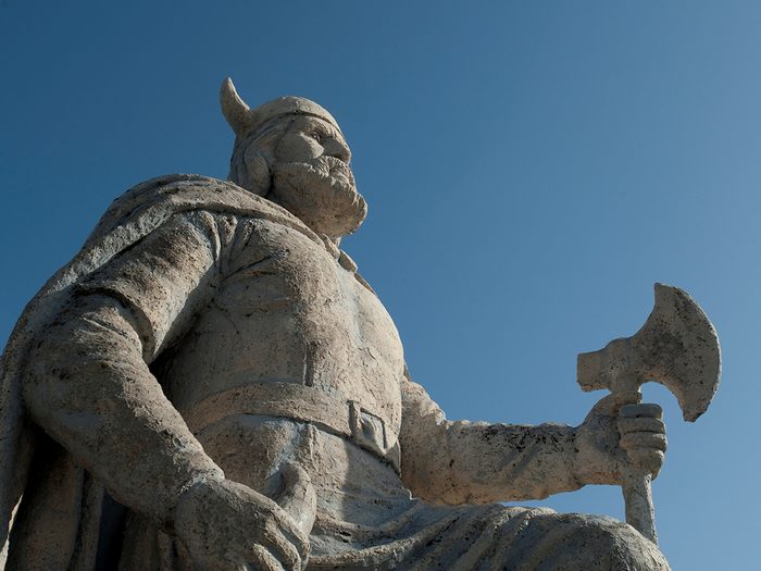 Best road trips in Canada - Viking Statue