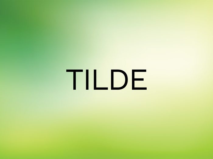 Wordle Answer - Tilde