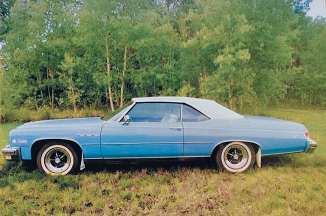 Vintage Blue Buick Lesabre