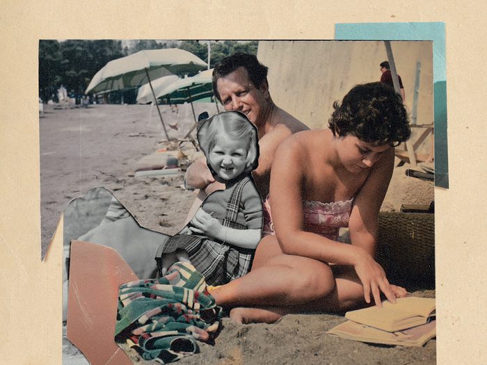 DNA reunion stories - separated family on beach