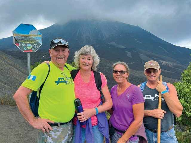 Pacaya Volcano Hikers