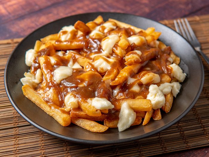 History of Poutine - plate of poutine