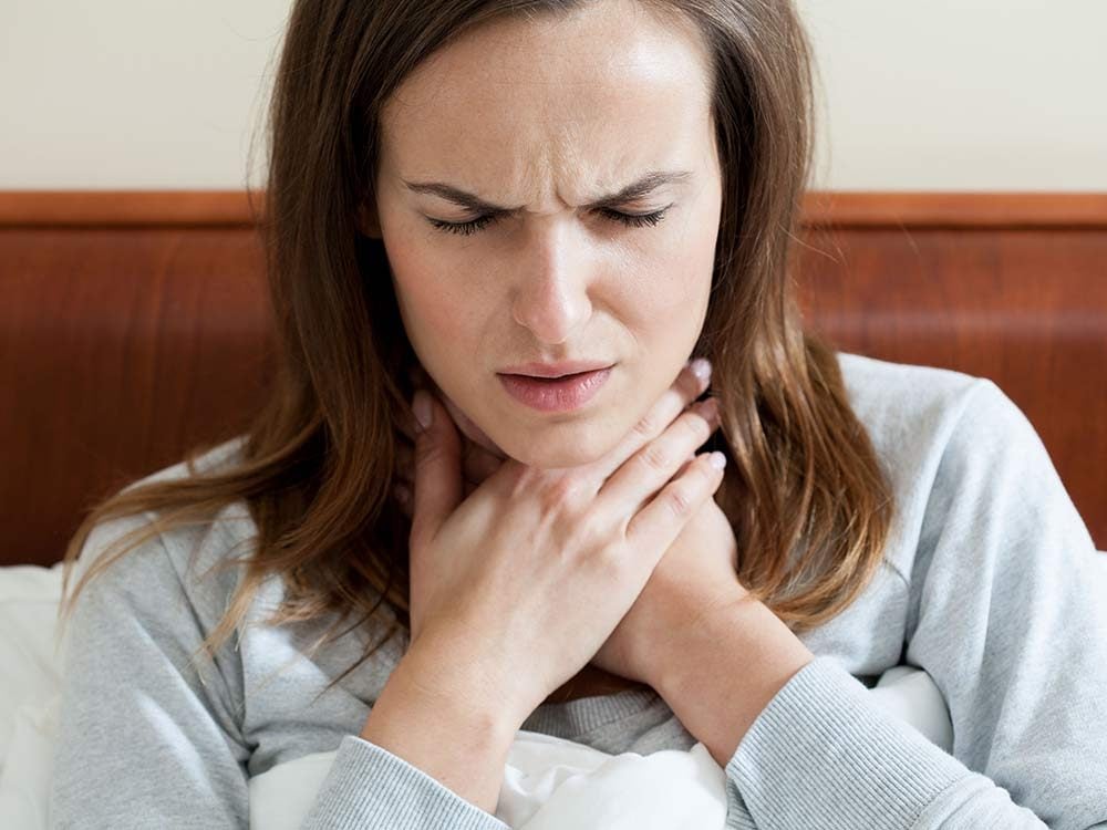 Acid reflux cause throat irritation